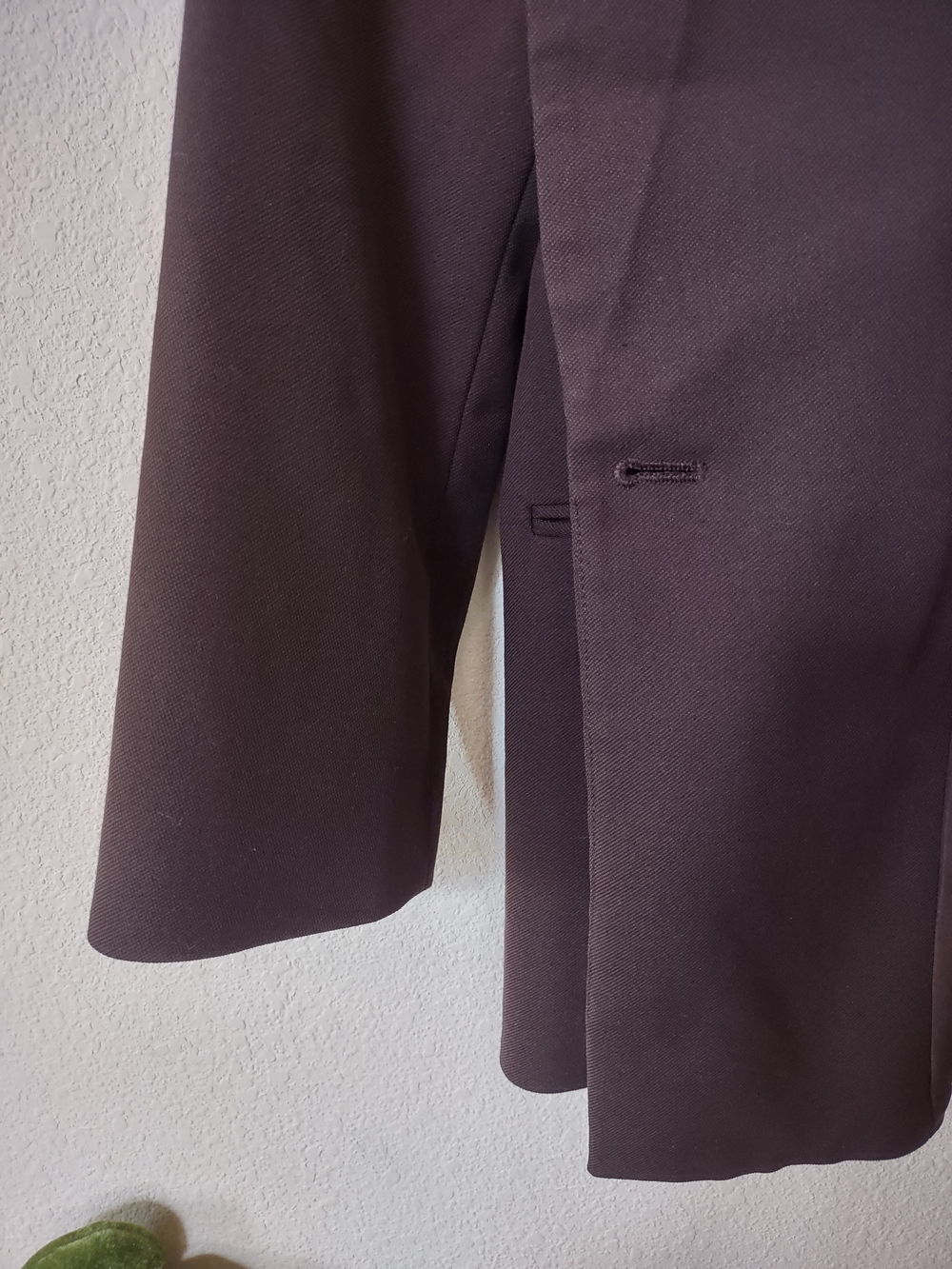 H&M Women's Dark Brown Open-Front Blazer Jacket - Picture 3 of 8